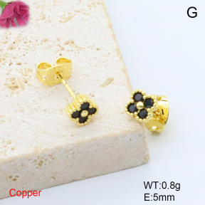 F6E405668baka-L017  Fashion Copper Earrings