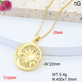 F6N200892vaia-L017  Fashion Copper Necklace