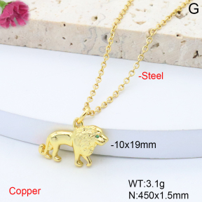 F6N200897vaia-L017  Fashion Copper Necklace