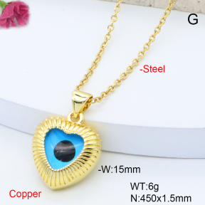 F6N301420avja-L017  Fashion Copper Necklace