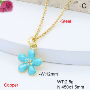 F6N301424vaia-L017  Fashion Copper Necklace