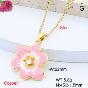 F6N301430aajl-L017  Fashion Copper Necklace