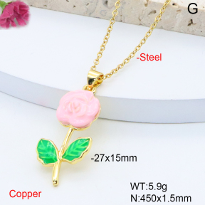 F6N301433aajl-L017  Fashion Copper Necklace
