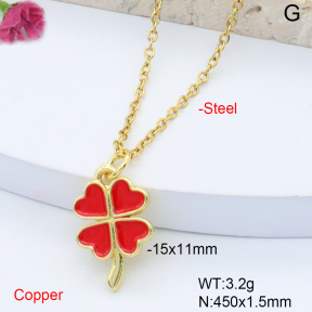 F6N301438vaia-L017  Fashion Copper Necklace