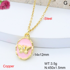 F6N301439vail-L017  Fashion Copper Necklace