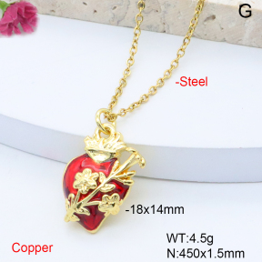 F6N301443vail-L017  Fashion Copper Necklace