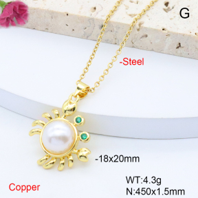 F6N301452vail-L017  Fashion Copper Necklace