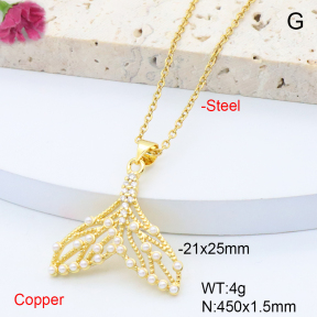 F6N408556baka-L017  Fashion Copper Necklace