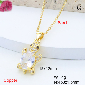 F6N408560vail-L017  Fashion Copper Necklace
