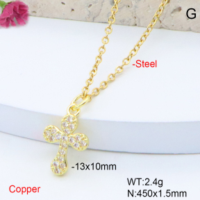 F6N408565vail-L017  Fashion Copper Necklace
