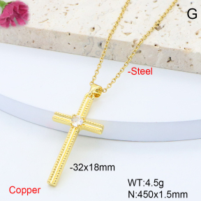 F6N408567avja-L017  Fashion Copper Necklace