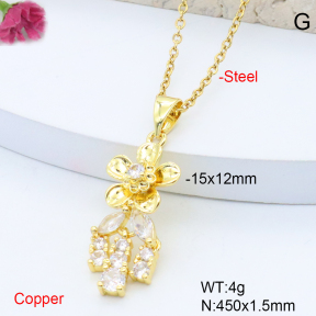 F6N408570aajl-L017  Fashion Copper Necklace