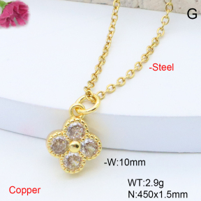 F6N408572vail-L017  Fashion Copper Necklace