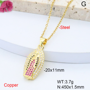 F6N408575aajl-L017  Fashion Copper Necklace