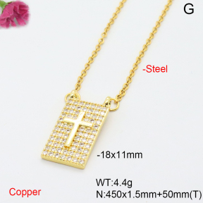 F6N408577aajl-L017  Fashion Copper Necklace