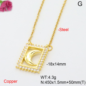 F6N408581avja-L017  Fashion Copper Necklace