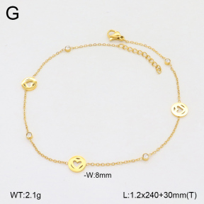 2A9001652vbmb-642  Stainless Steel Anklets