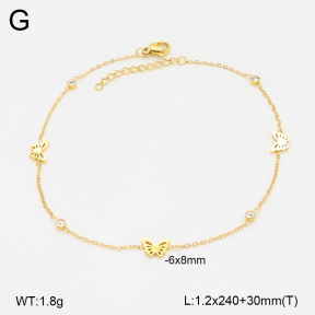 2A9001654vbmb-642  Stainless Steel Anklets