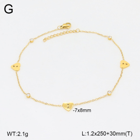 2A9001655vbmb-642  Stainless Steel Anklets