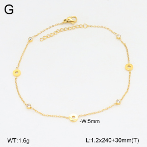 2A9001659vbmb-642  Stainless Steel Anklets