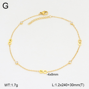 2A9001660vbmb-642  Stainless Steel Anklets