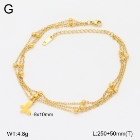 2A9001662vbll-743  Stainless Steel Anklets