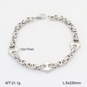 2B2004043bbov-452  Stainless Steel Bracelet