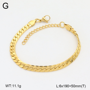 2B2004075bbov-452  Stainless Steel Bracelet