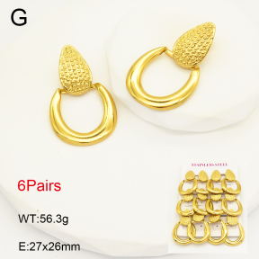 2E2005764vhov-446  Stainless Steel Earrings