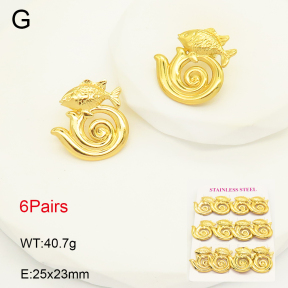 2E2005766vhmo-446  Stainless Steel Earrings