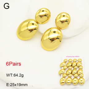 2E2005768vhov-446  Stainless Steel Earrings