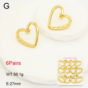 2E2005771vhmo-446  Stainless Steel Earrings