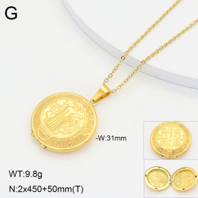 2N2005807vbll-452  Stainless Steel Necklace