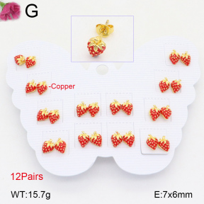 F2E300828vhov-K01  Fashion Copper Earrings