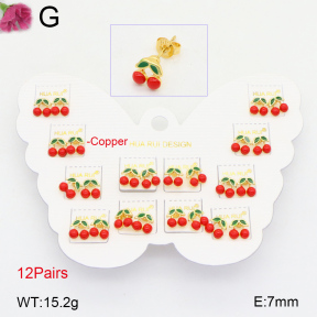 F2E300834vhov-K01  Fashion Copper Earrings