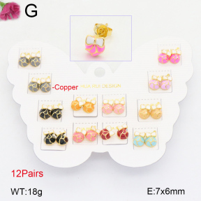 F2E300835vhov-K01  Fashion Copper Earrings