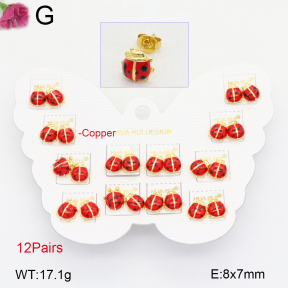 F2E300836vhov-K01  Fashion Copper Earrings