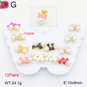 F2E300838vhov-K01  Fashion Copper Earrings