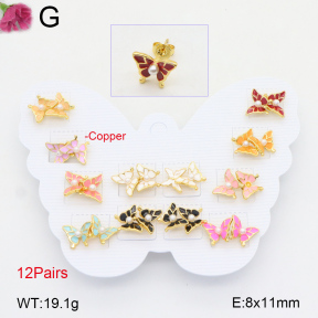 F2E300843vhov-K01  Fashion Copper Earrings
