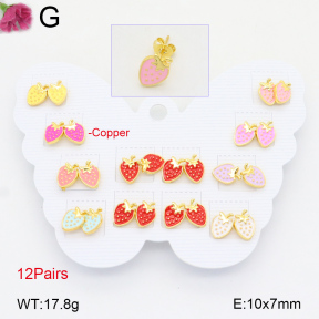 F2E300848vhov-K01  Fashion Copper Earrings