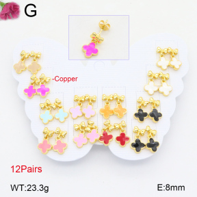 F2E300852vhov-K01  Fashion Copper Earrings
