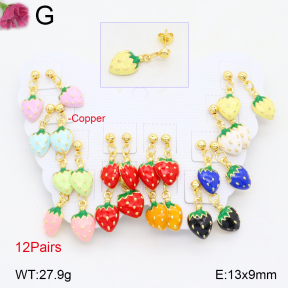 F2E300856vhov-K01  Fashion Copper Earrings