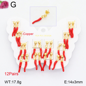 F2E300857vhov-K01  Fashion Copper Earrings