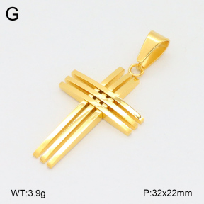 2P2004458bbov-436  Stainless Steel Pendant