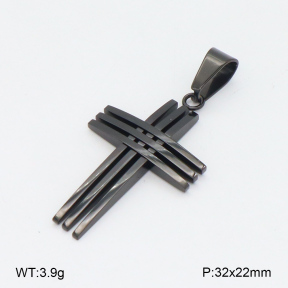 2P2004459bbov-436  Stainless Steel Pendant