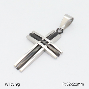 2P2004461bbov-436  Stainless Steel Pendant