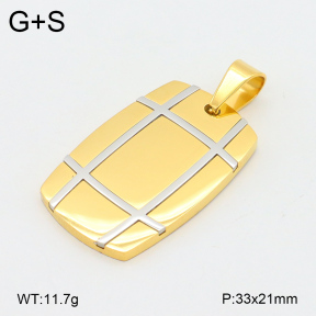 2P2004476abol-436  Stainless Steel Pendant