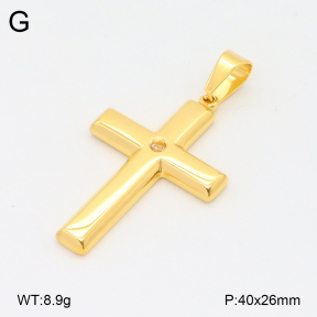 2P4001207bbov-436  Stainless Steel Pendant