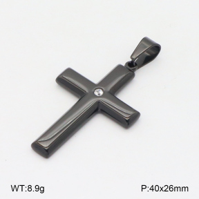 2P4001209bbov-436  Stainless Steel Pendant