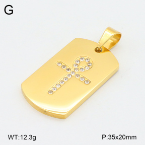 2P4001220abol-436  Stainless Steel Pendant